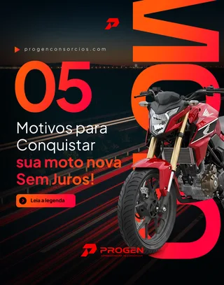 Campanha da Progen Consórcios no Instagram