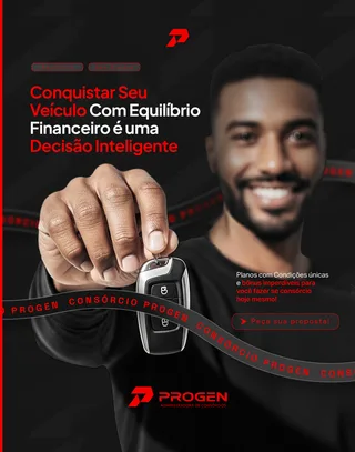 Campanha da Progen Consórcios no Instagram